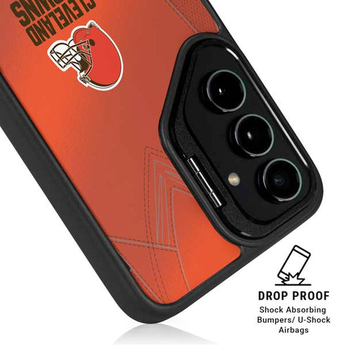 NFL Cleveland Browns Team Jersey Galaxy S25 Kickstand Case